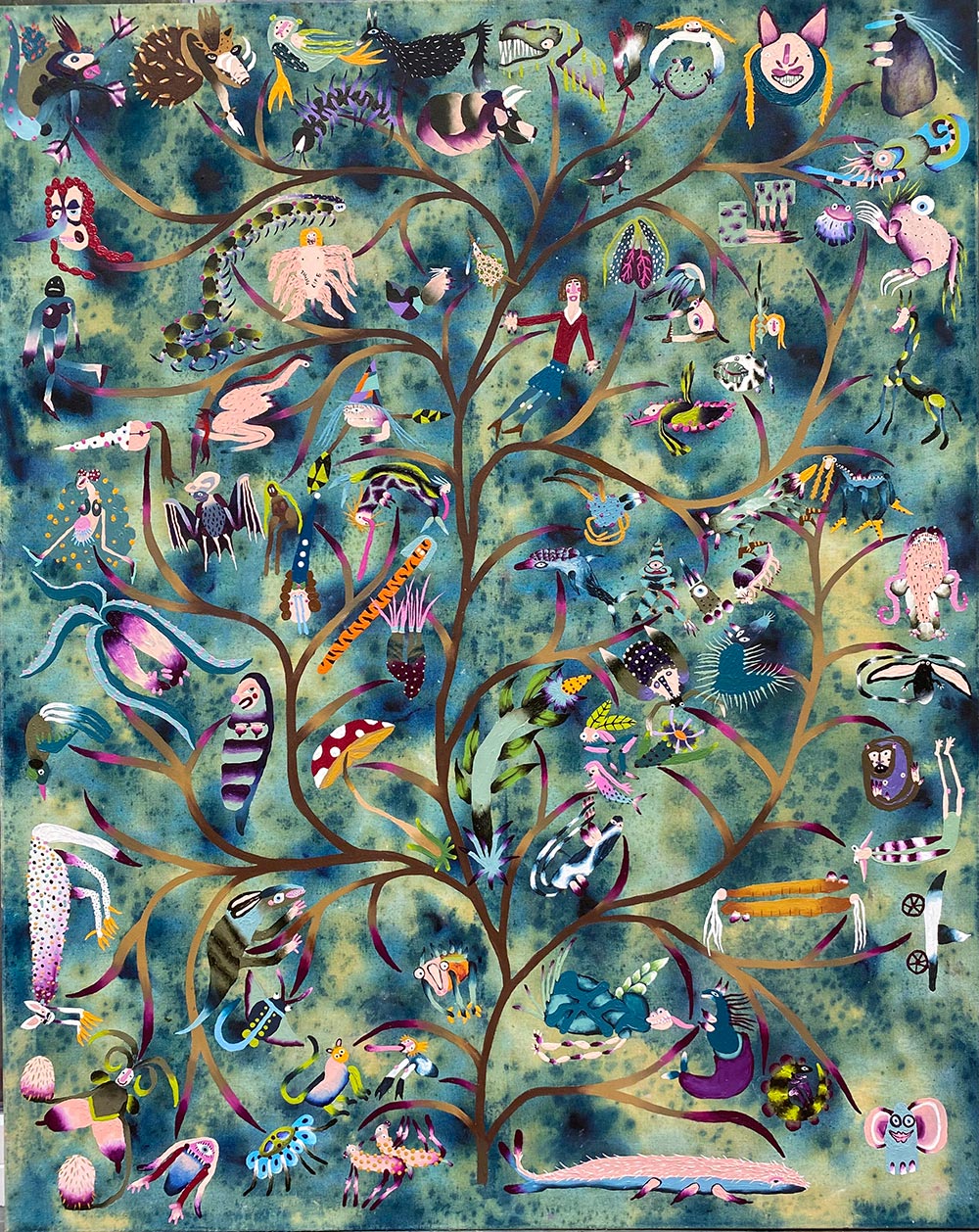 Sophia Süßmilch »Tree of life«, oil on canvas, 150x120 cm, 2021